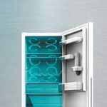 Frigorífico combi Cecotec Bolero CoolMarket Combi 322 Glass D Total No Frost 322L Multi Air Flow D blanco 185,5 cm 5