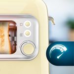 Tostador Cecotec RetroVision 700W diseño retro con ventana amarillo 5