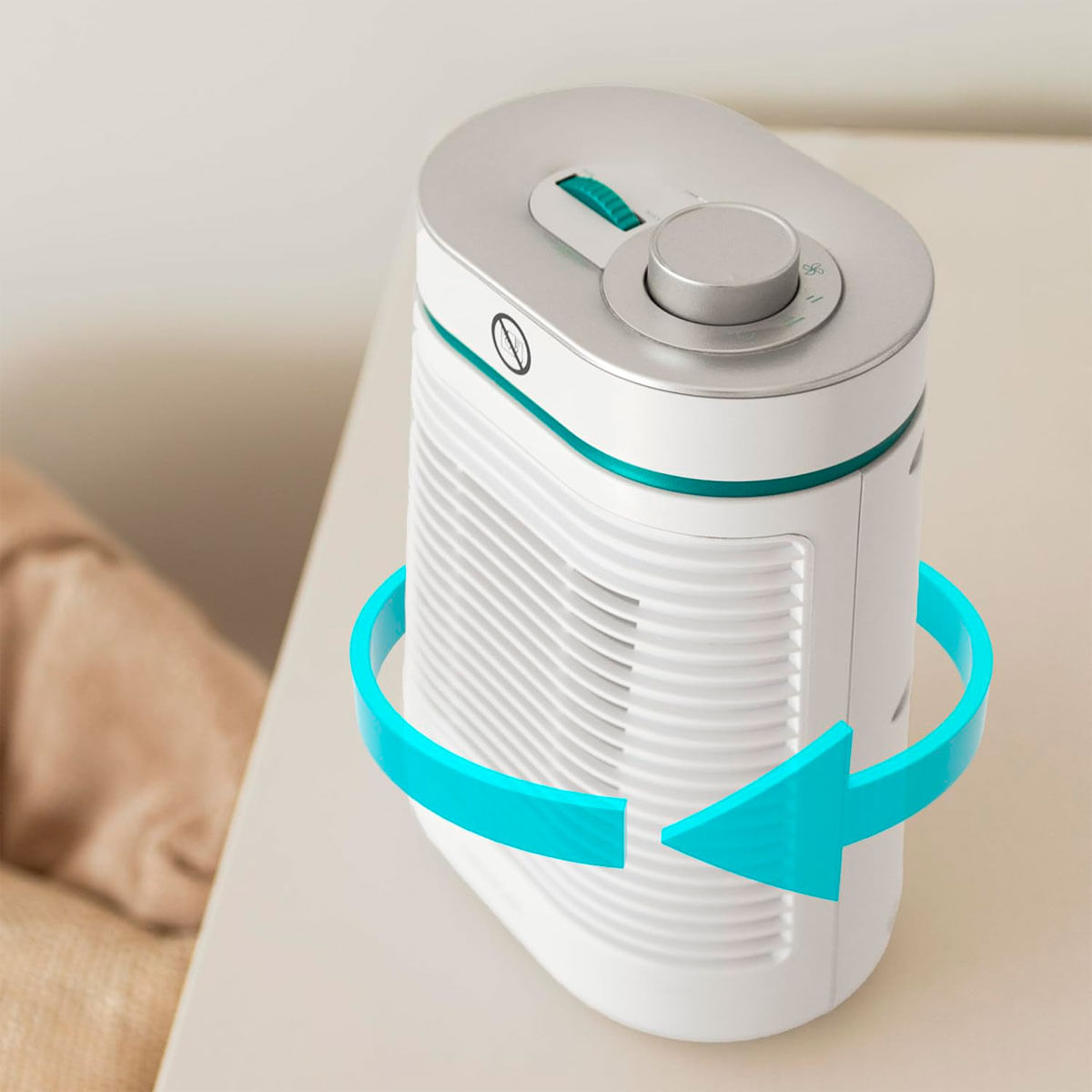 Calefactor cerámico Cecotec ReadyWarm 1550 Max Ceramic Rotate 1500W oscilante blanco 6
