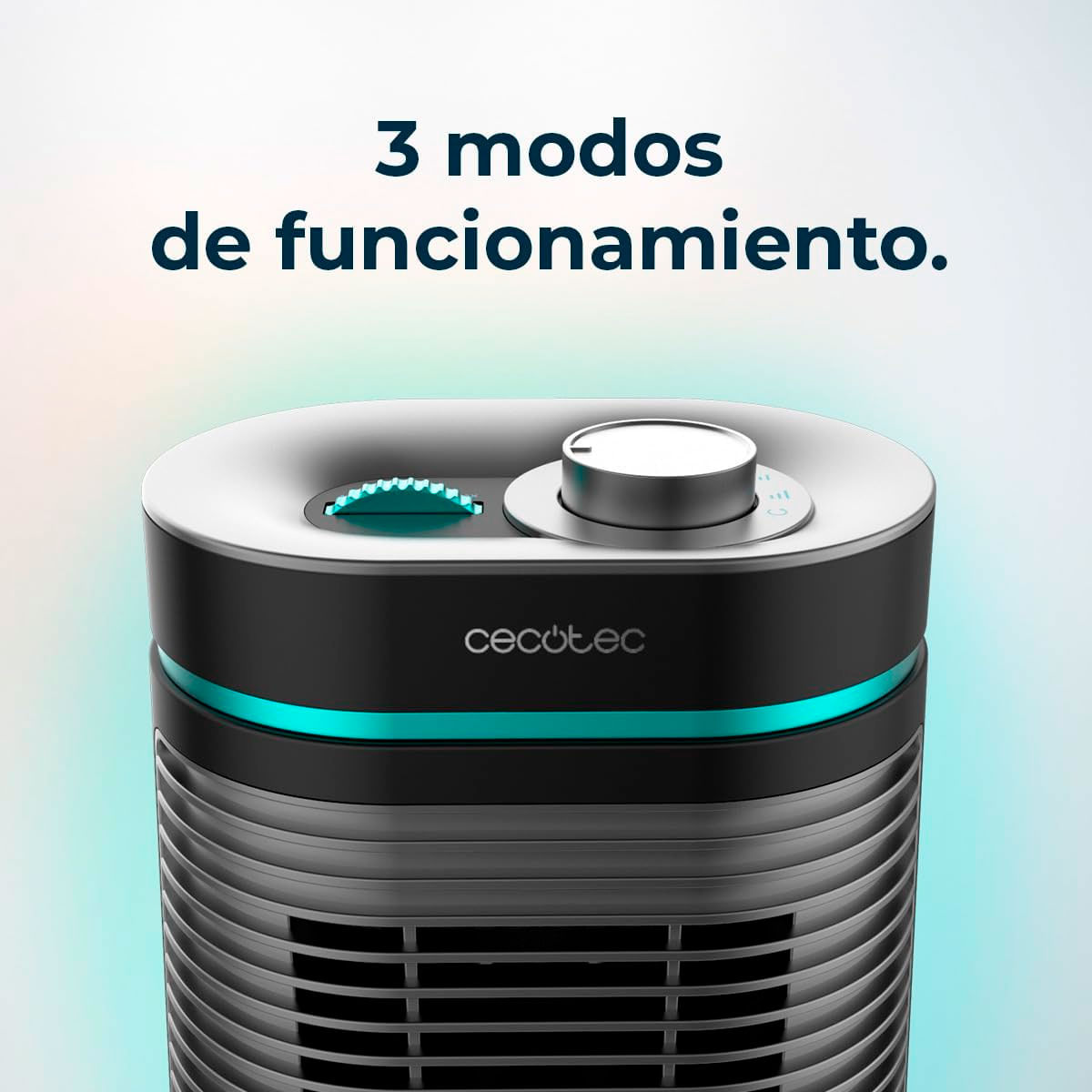 Calefactor cerámico Cecotec ReadyWarm 1550 Max Ceramic Rotate 1500W oscilante negro 6