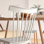 Pack de 4 sillas de comedor Nordin Homcom estilo nórdico gris 83x48x52,5 cm 6