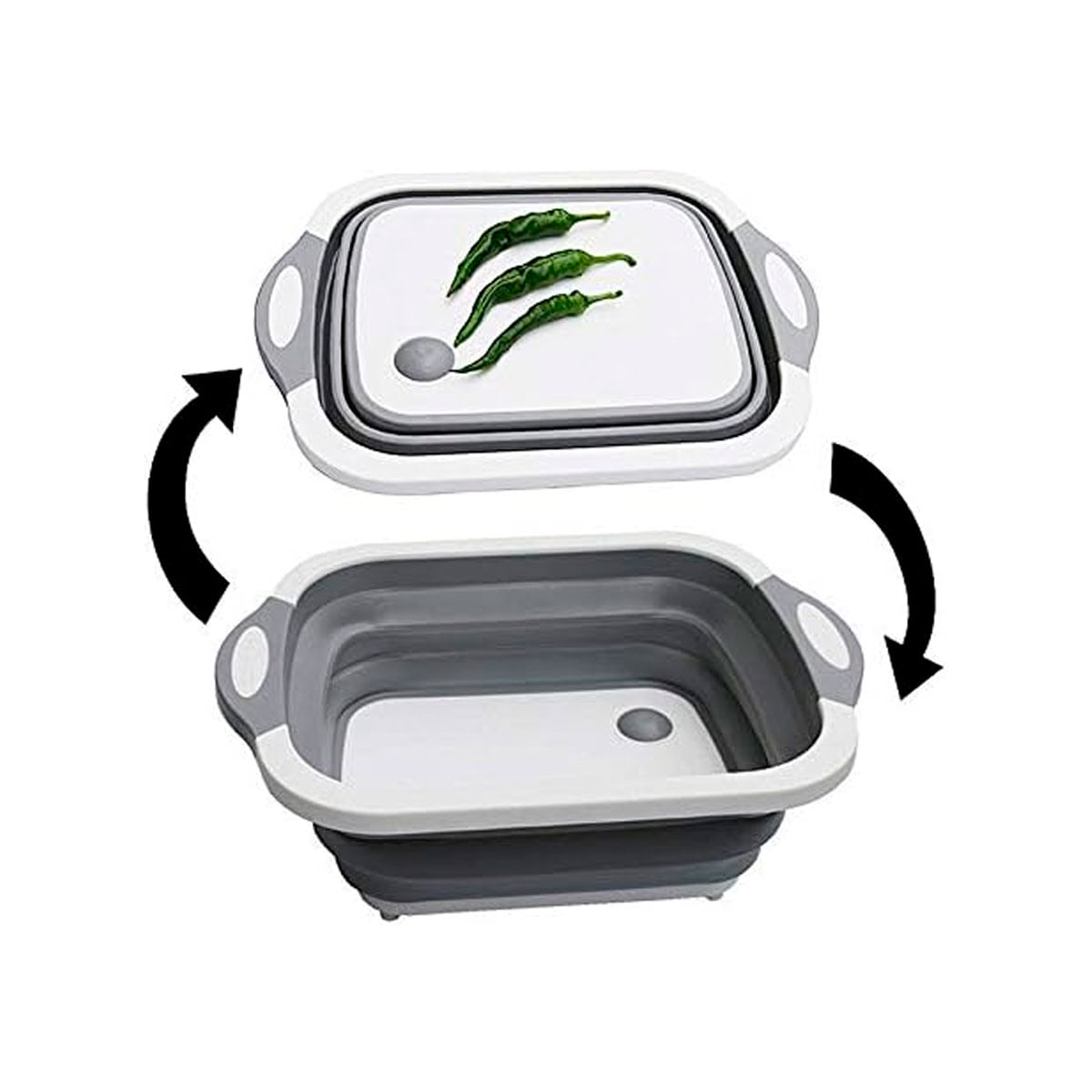 Tabla multiusos Confortime 3 en 1 plegable blanco 2