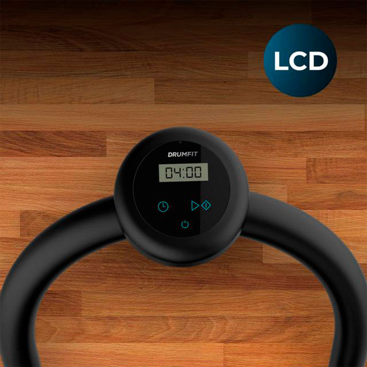 Rueda abdominal Cecotec Drumfit AB Fit Pro rebote automático negro 3