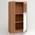 Vitrina Argos 2 puertas naturale/blanco 140,5x80x39,6 cm 2