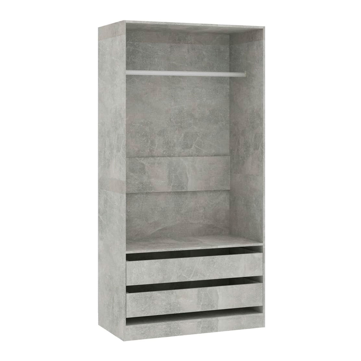 Armario-Tsubaki-2-cajones-diseño-sin-puertas-gris-hormigon-200x100x50-cm-2