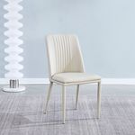 Pack-de-2-sillas-de-comedor-Rowena-cuero-PU-crema-87x50x53-cm-2