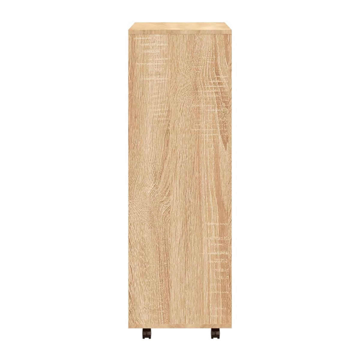 Armario Cavolo diseño sin puertas con ruedas natural 110x80x40 cm 4