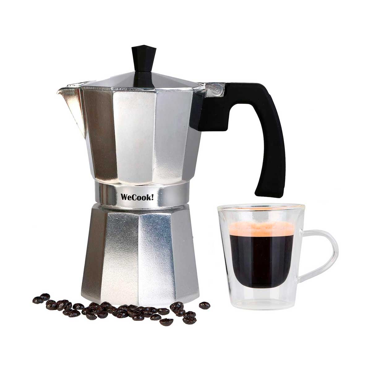 Cafetera italiana Paola Wecook 6 tazas animada