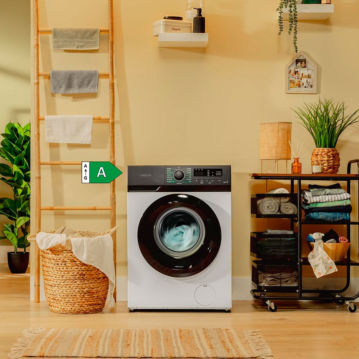 Lavadora Cecotec Bolero Dresscode 9300 Inverter Maxx A 9kg 1400 rpm 15 programas A blanco 85 cm 3