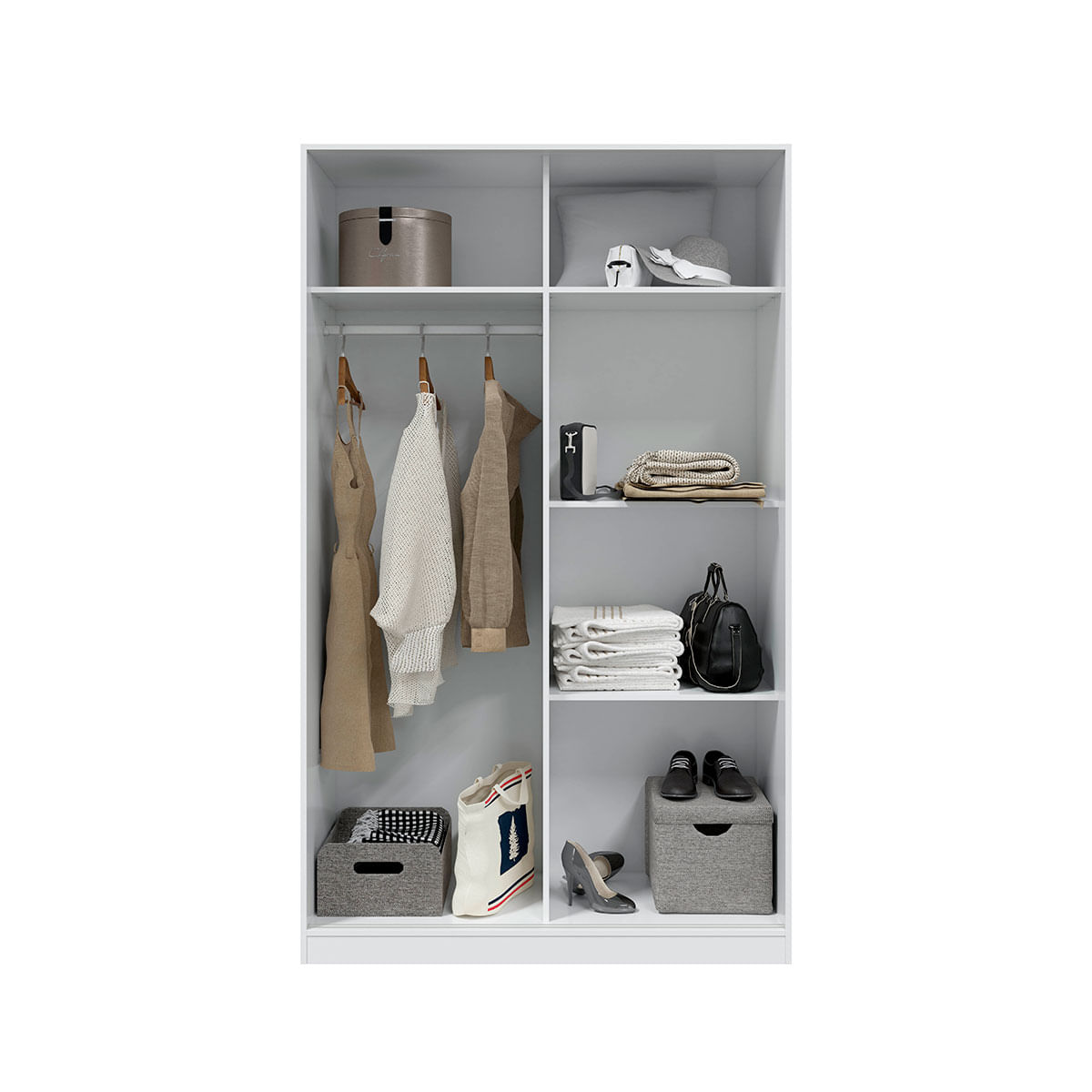 Armario-MAX-2-puertas-correderas---4-estantes-blanco-gris-200x120x50-cm-interior