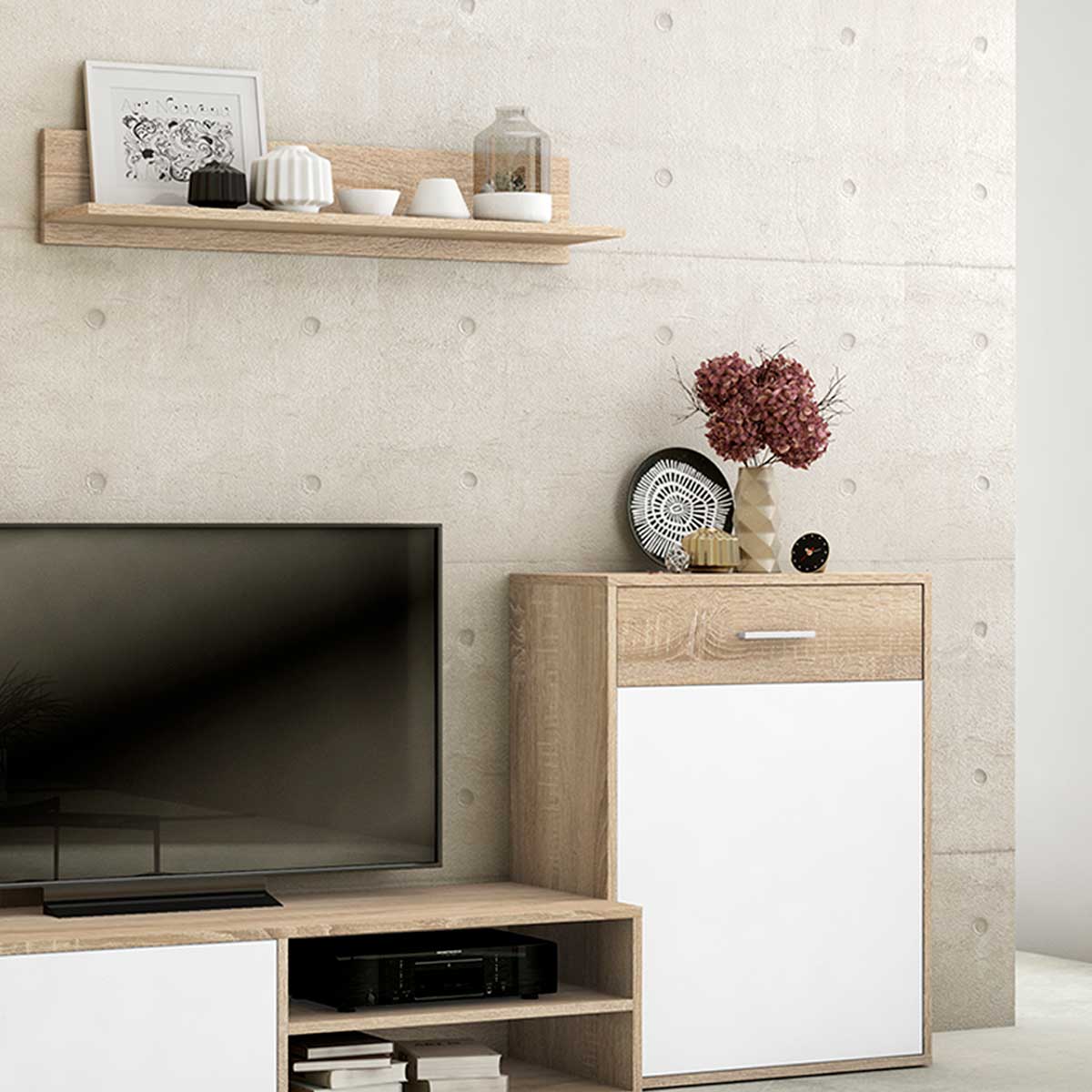 Composicion-de-salon-Helena-4-piezas-cambria-blanco-220-cm--detalle