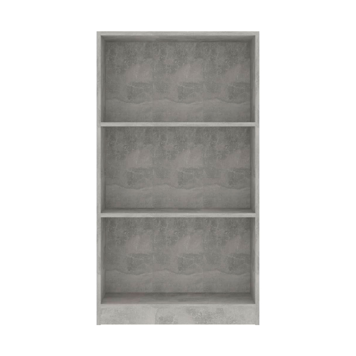 Estantería Fratello 3 estantes gris hormigón 109x60x24 cm 3