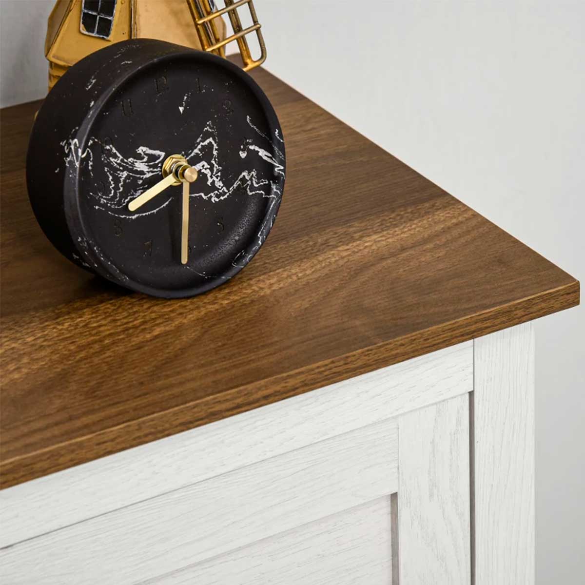 Aparador-Homcom-puertas-dobles---cajon---estante-ajustable-blanco-874x60x30-cm-detalle-encimera