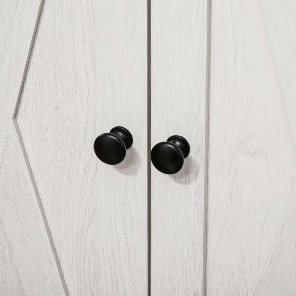 Aparador-Homcom-puertas-dobles---cajon---estante-ajustable-blanco-874x60x30cm-detalle-tiradores