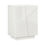 Aparador-Aba-Homcom-2-puertas---2-estantes-ajustables-blanco-88x70x40-cm-frontal