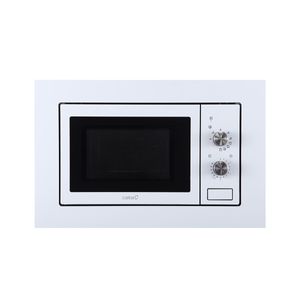 Microondas integrable Cata MMA20WH 20L 800W con grill 5 potencias cristal blanco