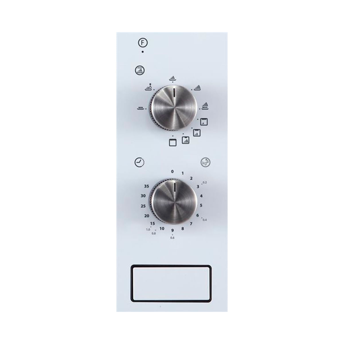 Microondas-integrable-Cata-MMA20WH-20L-800W-con-grill-5-potencias-cristal-blanco-detalle-control