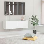 Mueble-de-TV-Azyal-flotante-2-puertas-abatibles-blanco-30x100x30-cm-animada