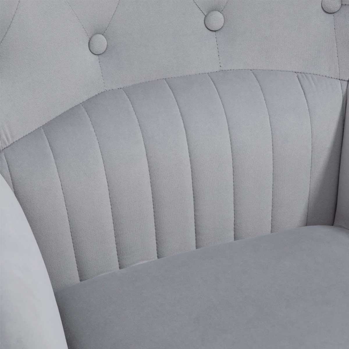 Butaca-Stela-Homcom-tapizado-en-terciopelo-gris-claro-103x68x72-cm-detalle-respaldo