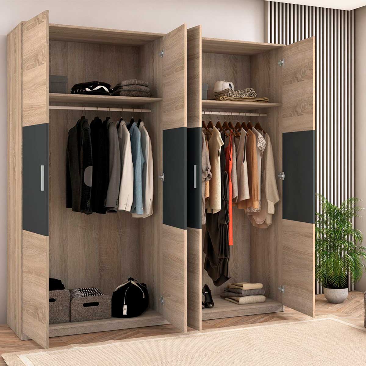Armario-Monika-4-puertas-cambria-grafito-206x200x56-cm-interior