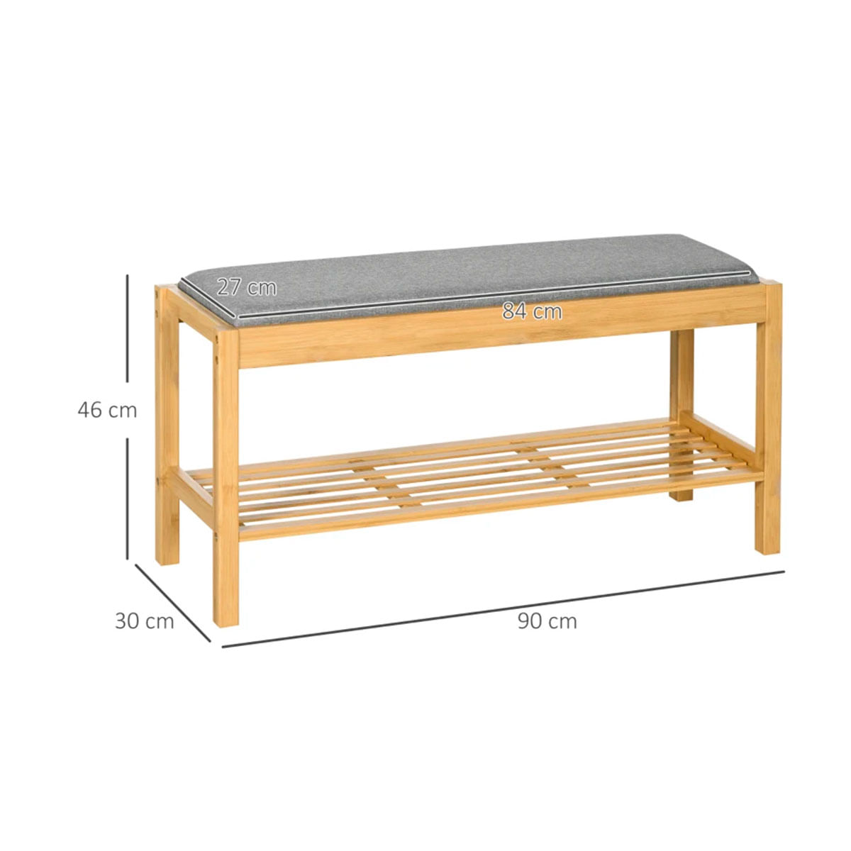 Banco-zapatero-Kirov-Homcom-asiento-tapizado---estante-bambu-46x90x30-cm-medidas