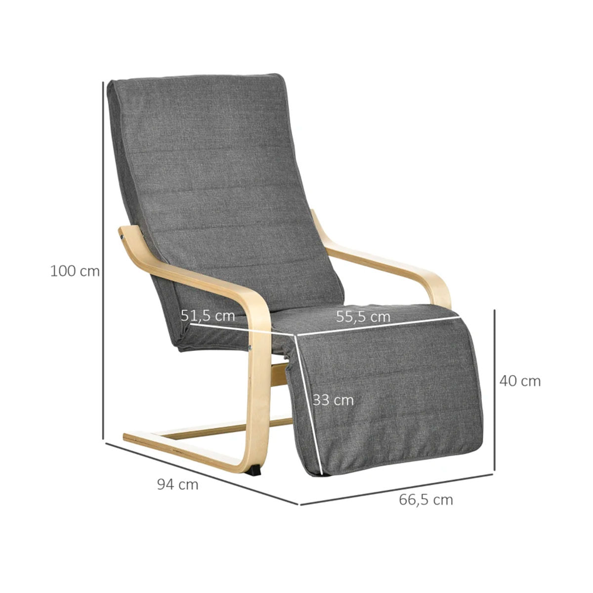 Sillon-Tuco-Homcom-reposapies-ajustable-5-posiciones-gris-madera-100x665x94-cm-medidas