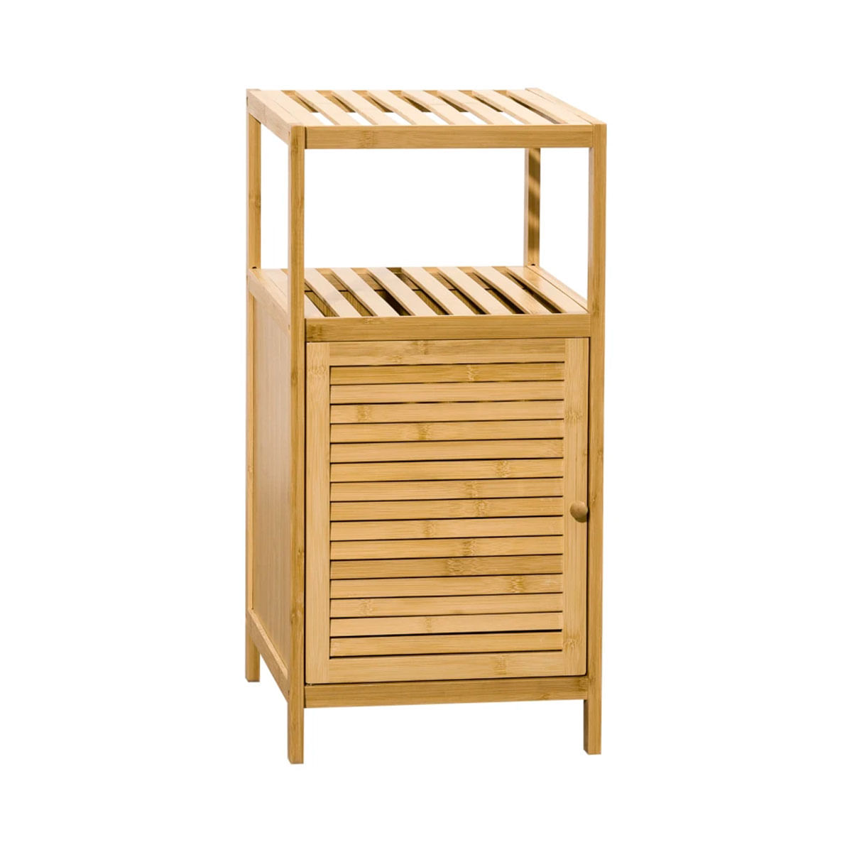 Estanteria-de-bano-Talai-Homcom-1-puerta--2-estantes-bambu-67x33x365cm-frontal