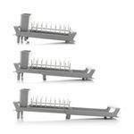 Escurreplatos extensible Drackish Innovagoods para fregadero gris 47x20x13 cm detalle extensible