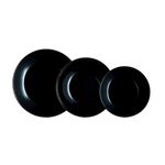 Vajilla-Zelie-Arcopal-12-piezas-4-servicios-negro-frontal
