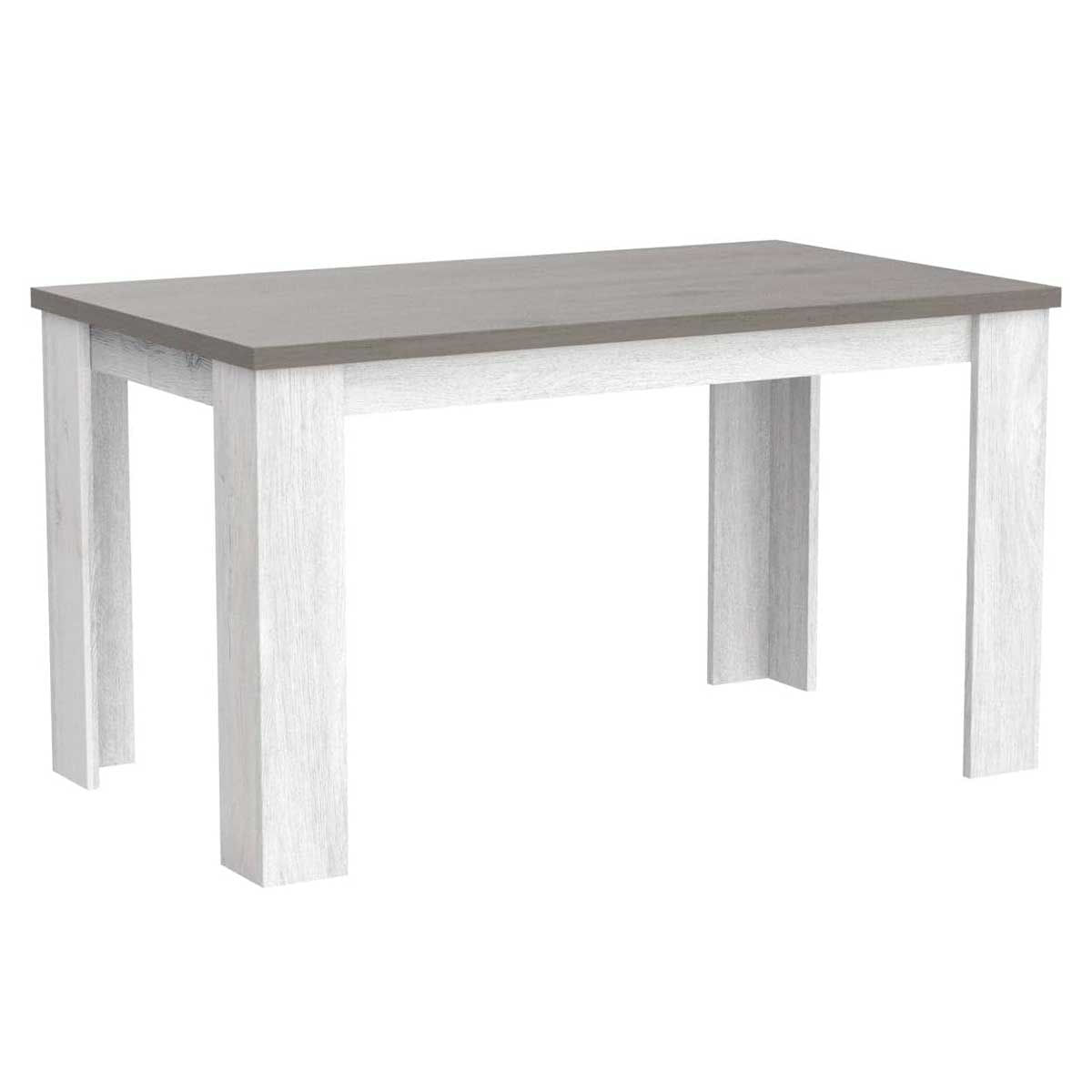 Mesa de comedor extensible Corfu  Andersen pino/gris 4