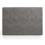 Cabecero Zafiro Matris tapizado diseño puntos tela antimanchas gris 2