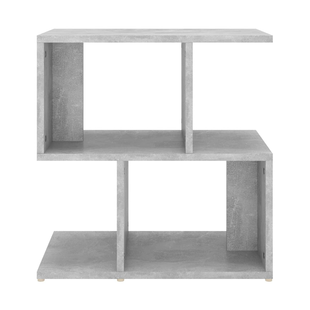 Mueble auxiliar Guayana diseño 2 en 1 gris hormigón 51,5x50x30 cm 4