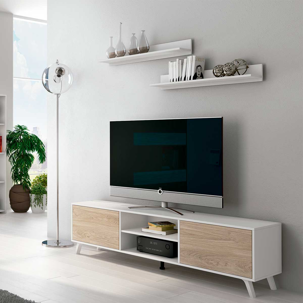 Composicion-de-salon-Soto-blanco-roble-mueble-tv