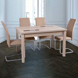 Pack de 4 sillas San 99x42,5x52 cm