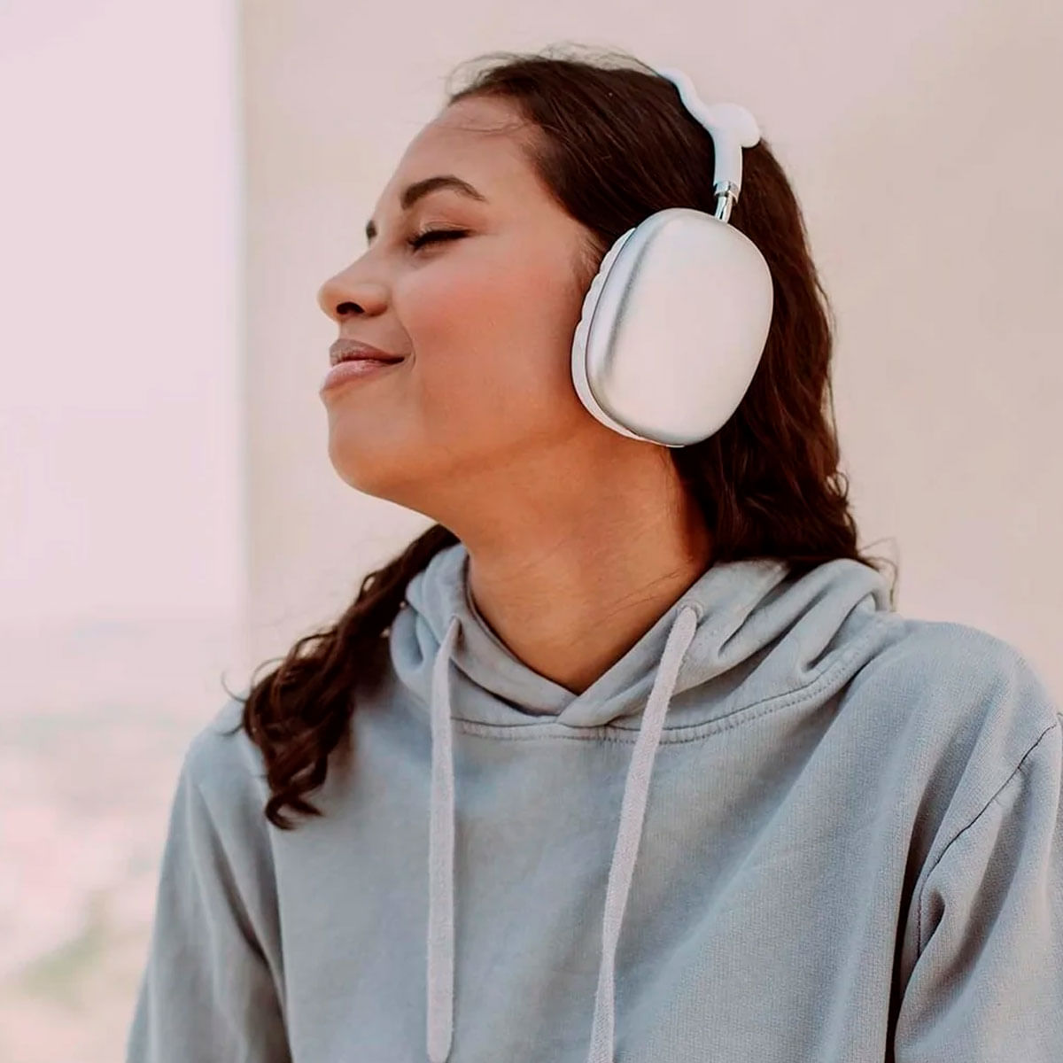 Auriculares inalámbricos con Bluetooth V5 200mAh blanco 3