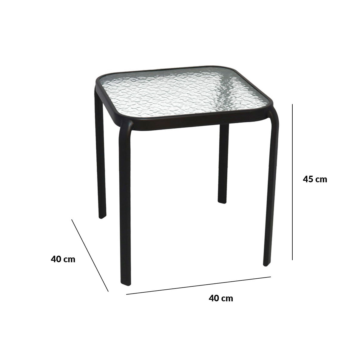 Mesa-auxiliar-de-acero-negro-45x40x40cm-medidas