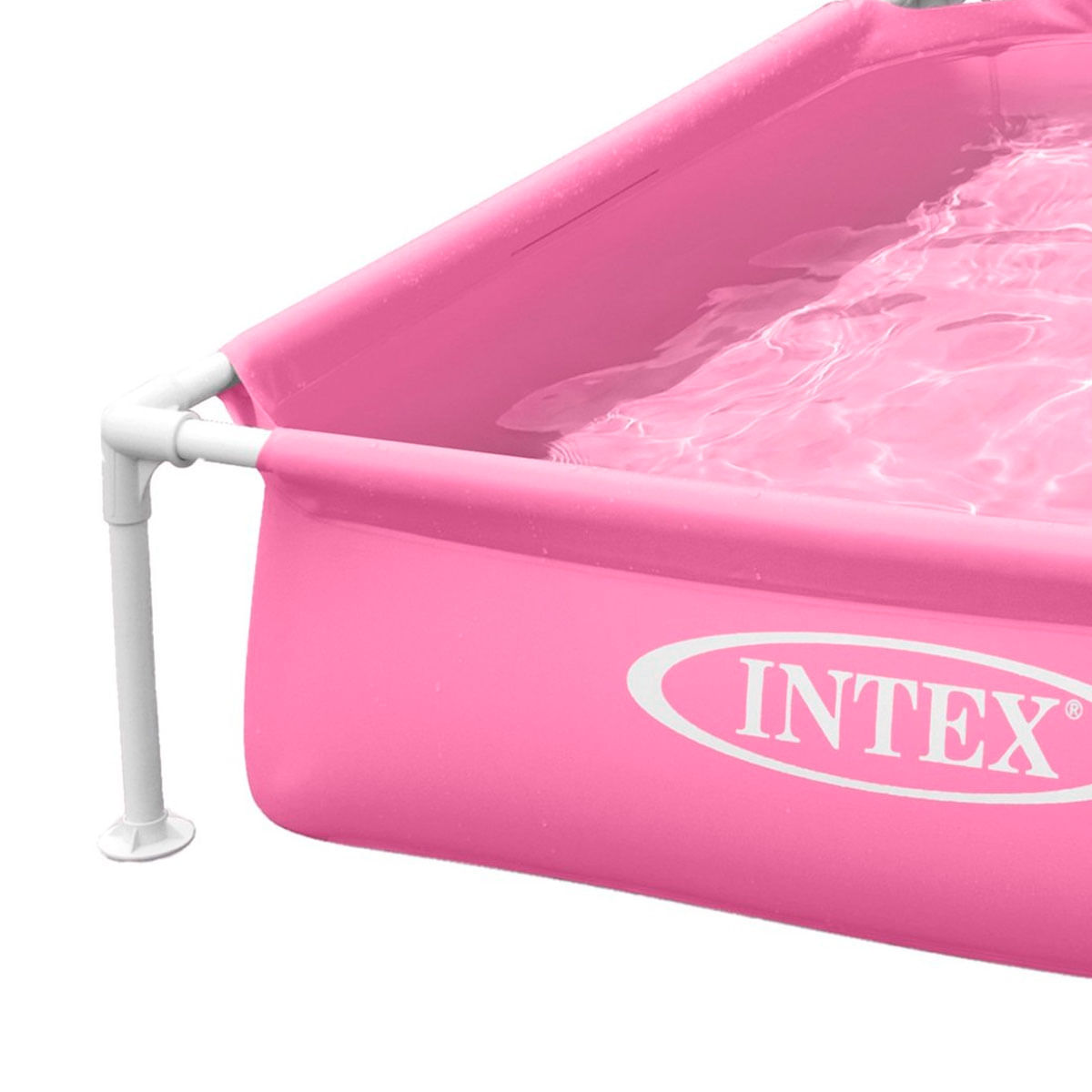 Piscina infantil Small Frame Intex cuadrada 342L +2A rosa 30x122x122 cm 3