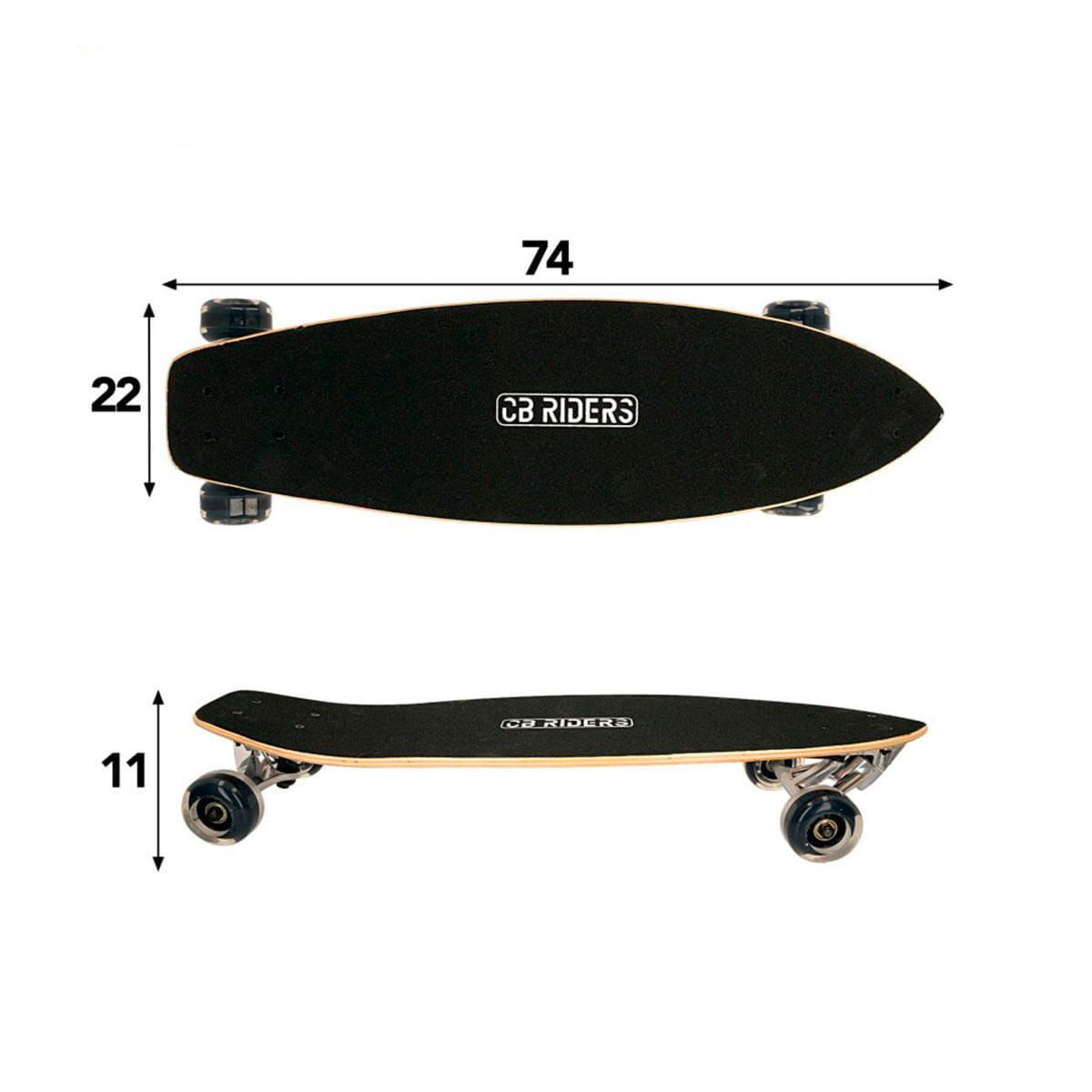 Monopatin-CB-Riders-4-ruedas-poliuretano-negro-110x74x22cm-medidas