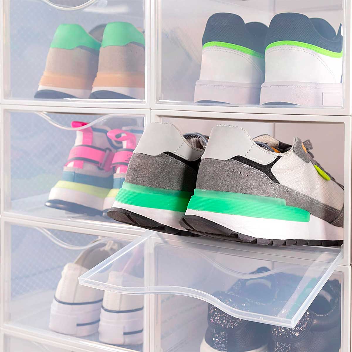 Juego-de-12-cajas-de-zapatos-con-apertura-frontal-145x23x335cm-detalle