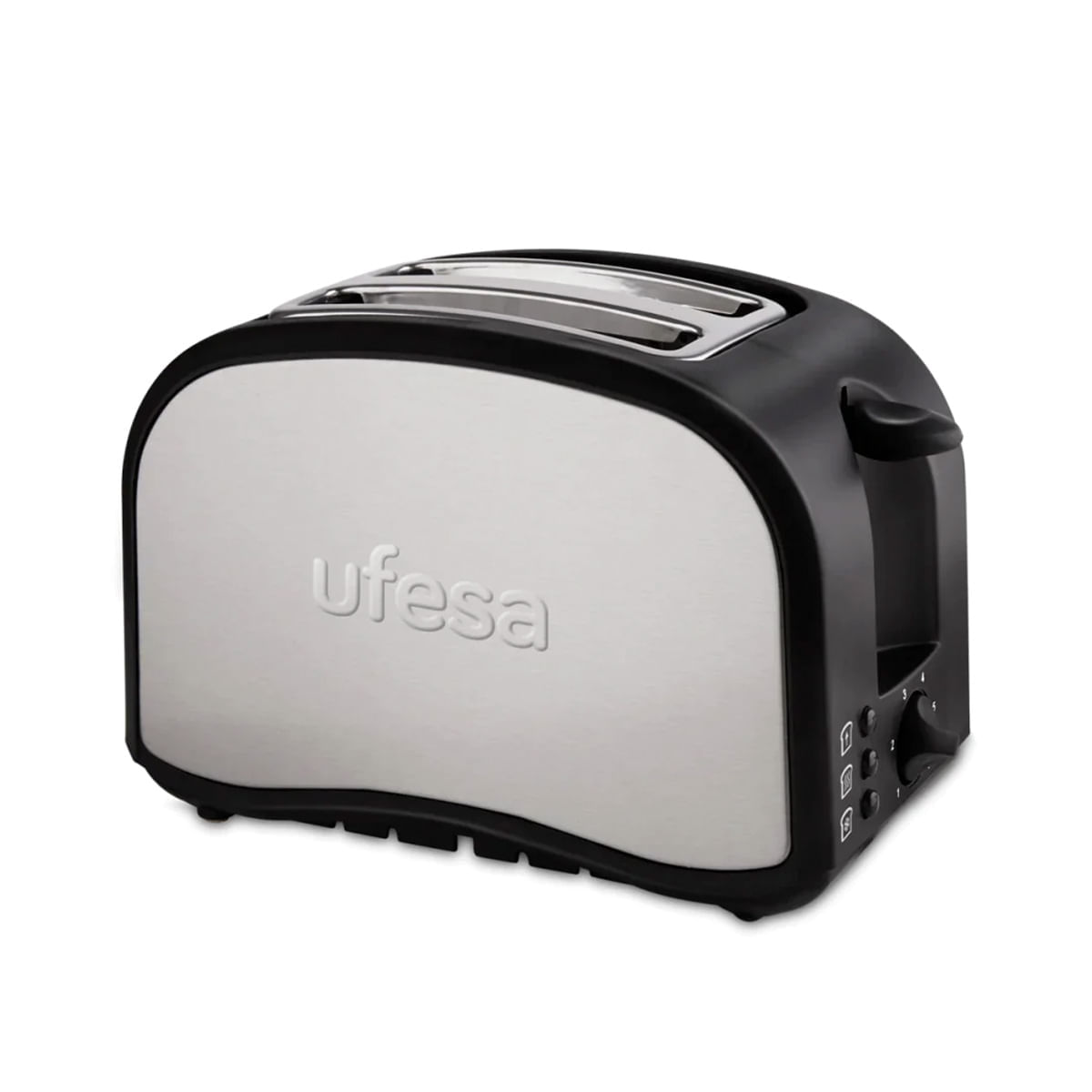 Tostador-Ufesa-Optima-TT7985-800W-6-niveles-2-ranuras-inox-fondo-blanco