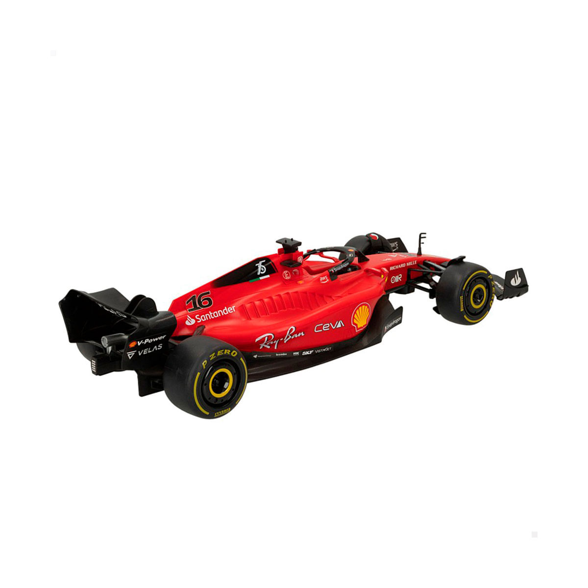 coche-teledirigido-ferrari-f1-75-rastar-con-mando-6a-rojo-10x47x17cm-trasera