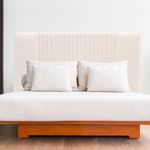 Cabecero-Luarca-tela-Guata-diseño-lineas-165-cm-beige