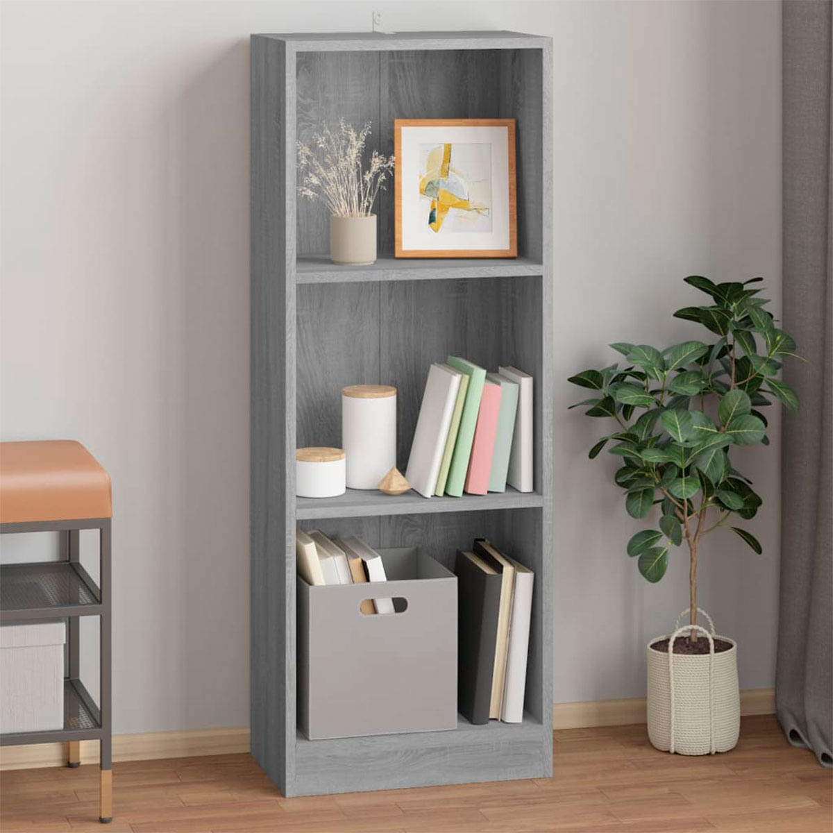 estanteria-borj-3-niveles-gris-109x40x24cm-animada