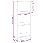estanteria-borj-3-niveles-gris-109x40x24cm-medidas