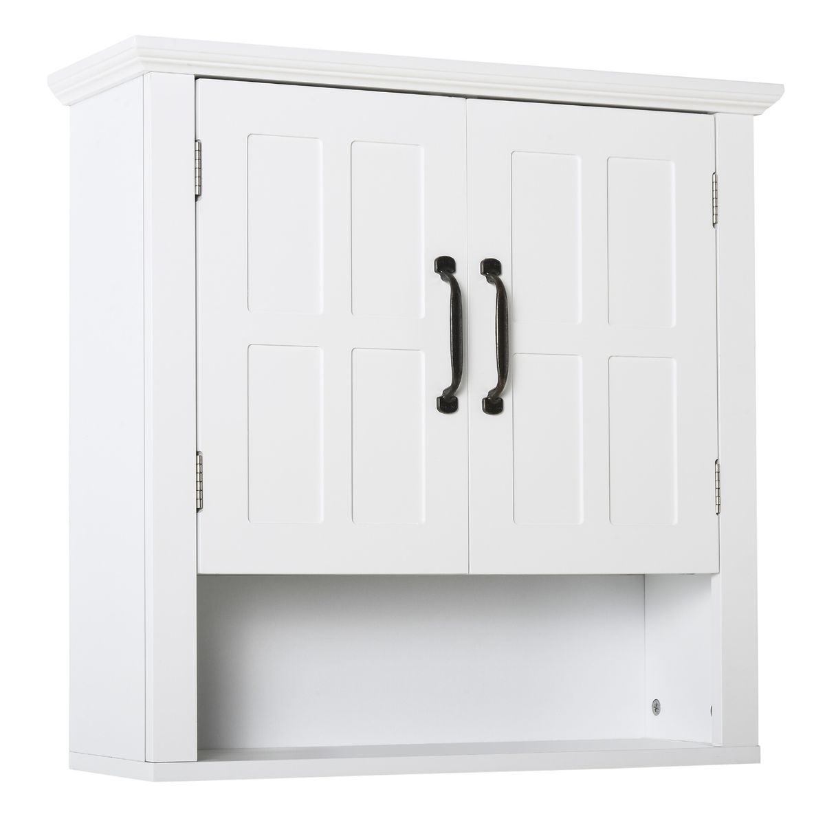 Armario de baño Salomon Homcom 2 puertas blanco 58x60x19,8 cm 2