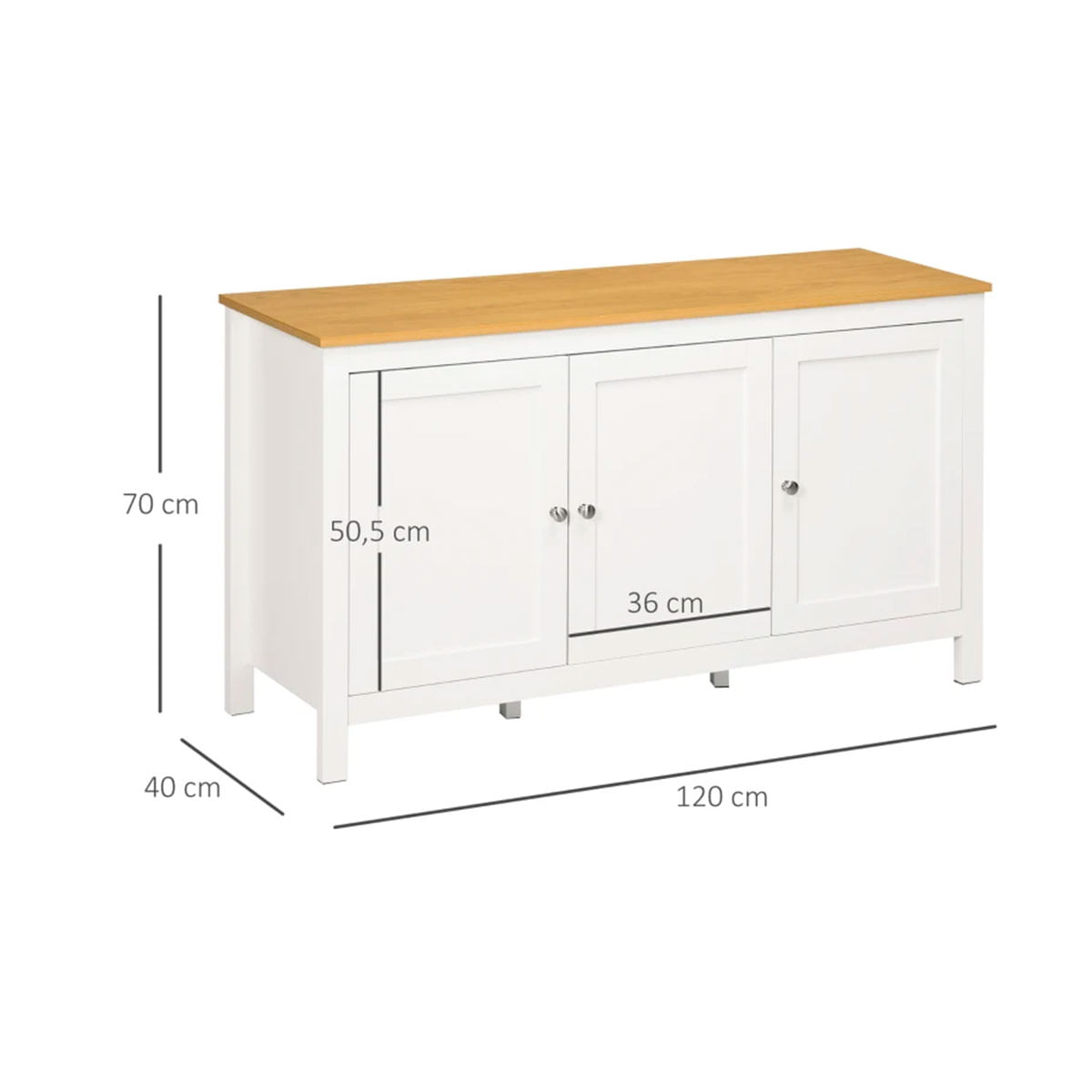 aparador-blis-homcom-3-puertas-estantes-ajustables-blanco-70x120x40cm-medidas
