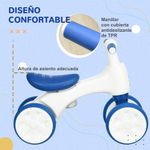Bicicleta sin pedales Aiyaplay sillín ajustable +18M azul 5