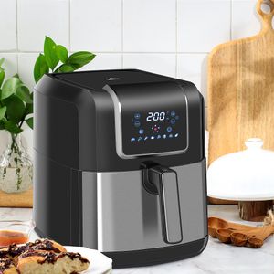 Freidora de aire Crispy Homcom 6,5L 1800W negro
