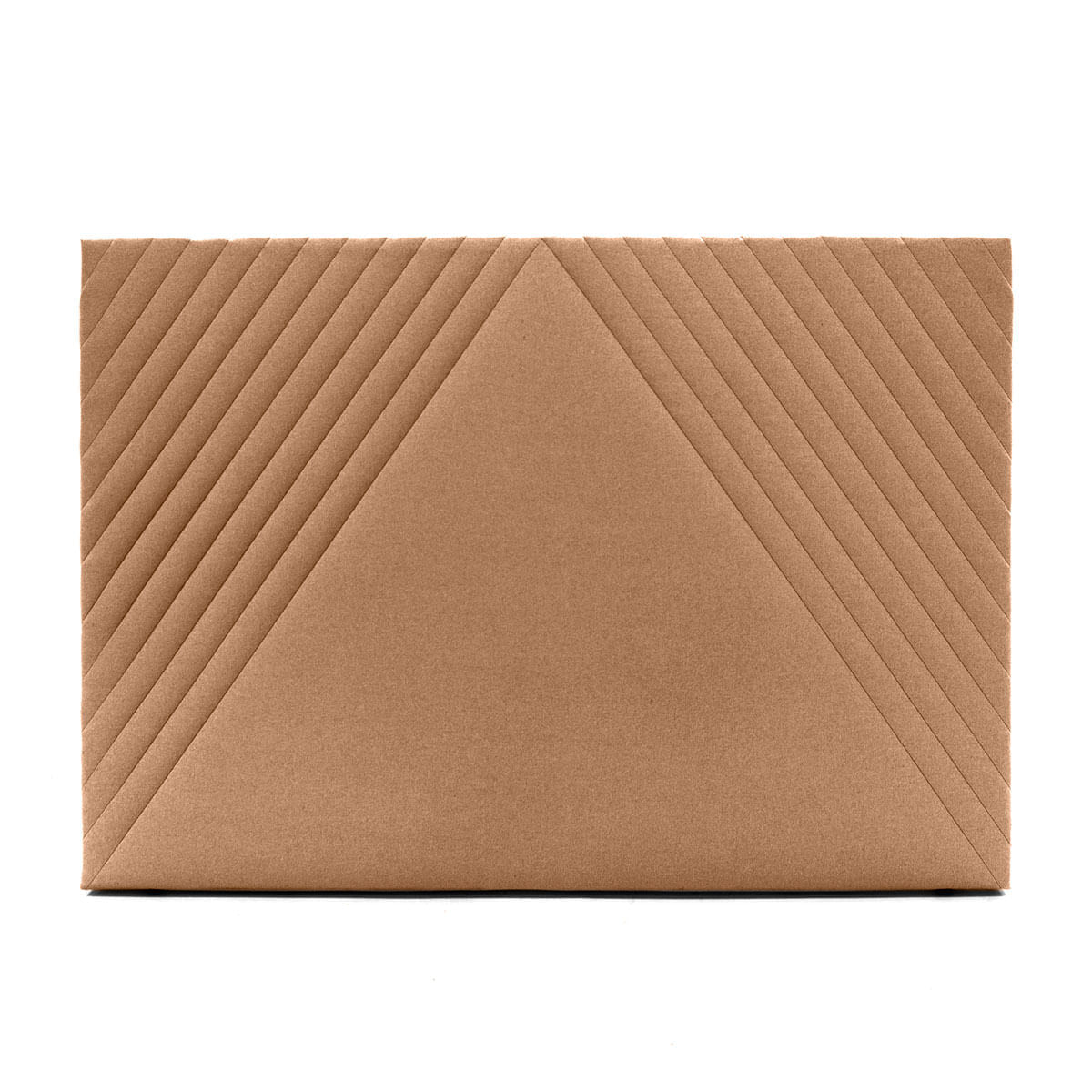 Cabecero Ribadesella tela Guata diseño líneas 150 cm ocre 2