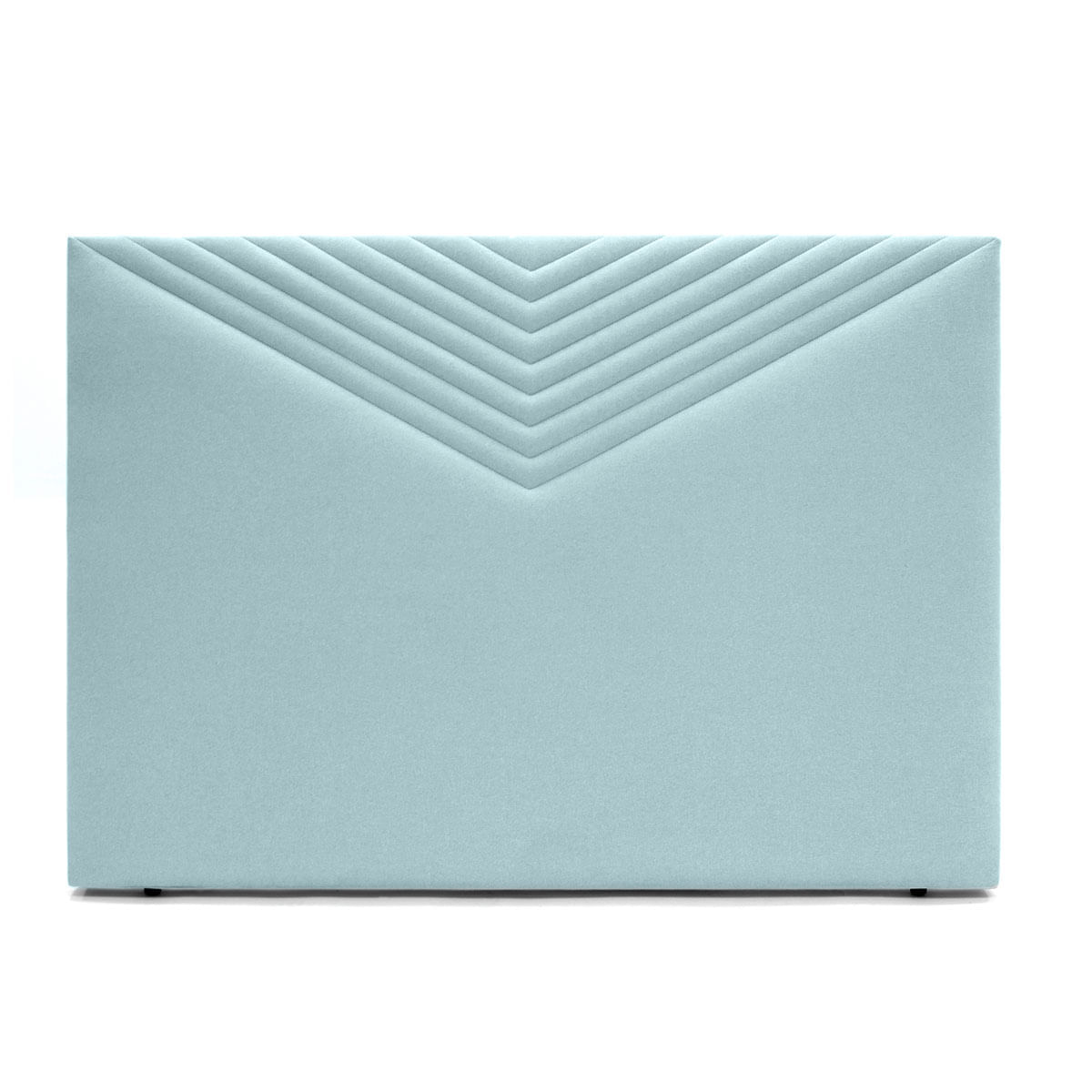 Cabecero Celorio tela Guata diseño líneas 150 cm menta 2
